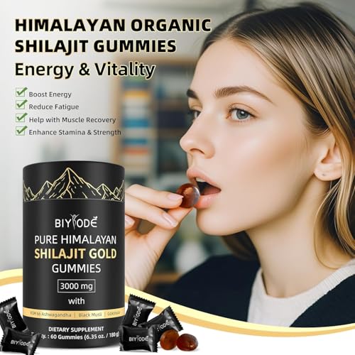 Pure Himalayan Shilajit Gummies - Energy & Recovery Support